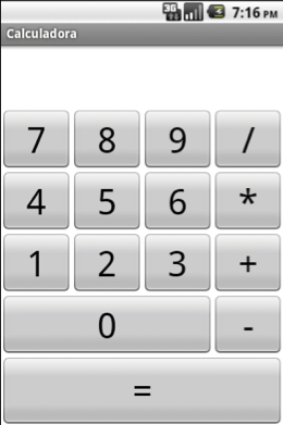 Aplicativo de Calculadora Android.